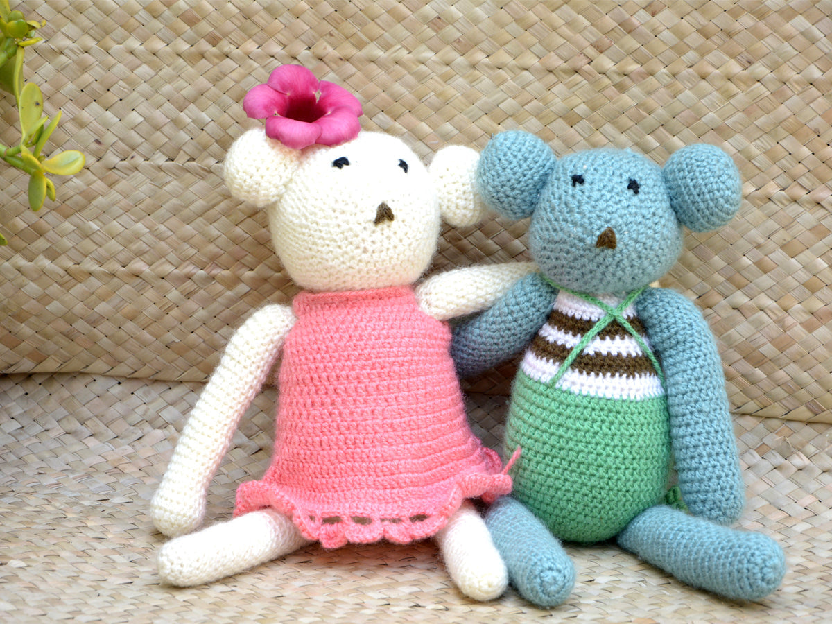 Hand Crocheted Toys- Mr. & Ms. Stuart