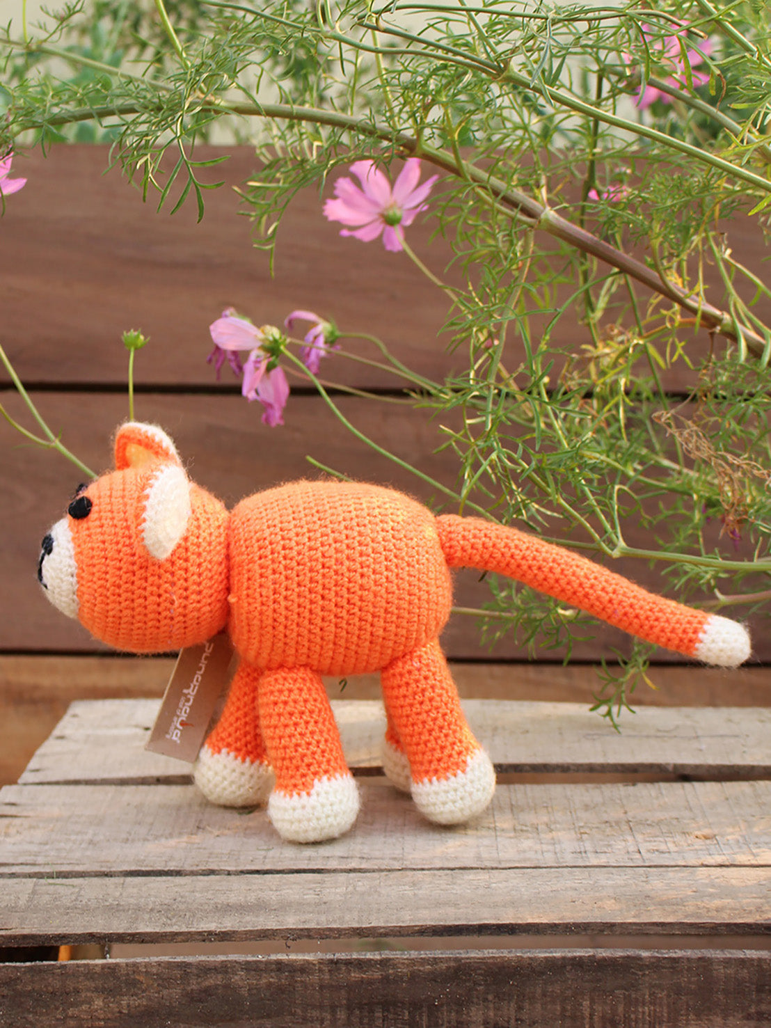 Hand Crocheted Toys- Tangerine Tabby