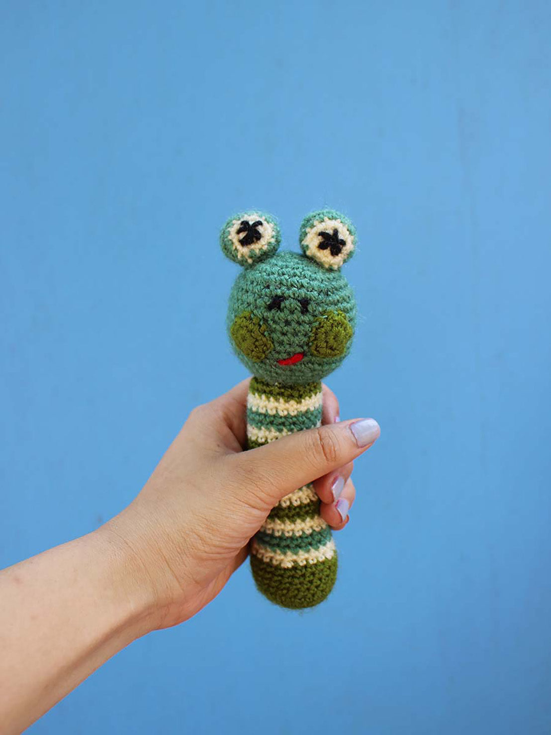 Hand Crocheted Toys- Wiggly Worm