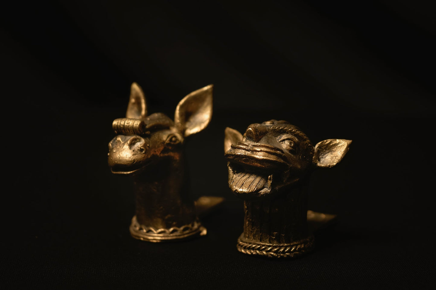 Dokra Craft Animals - Les visages