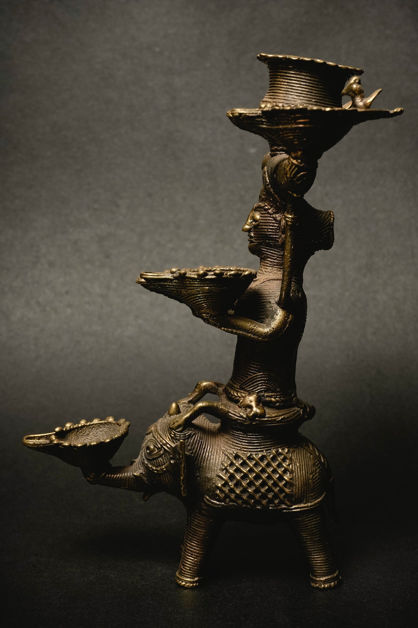 Dokra Craft Antique- The Decorative Oil Lamp
