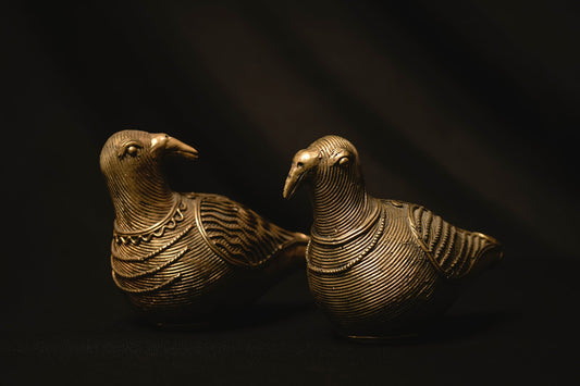 Dokra Craft Animals - Le Pigeon