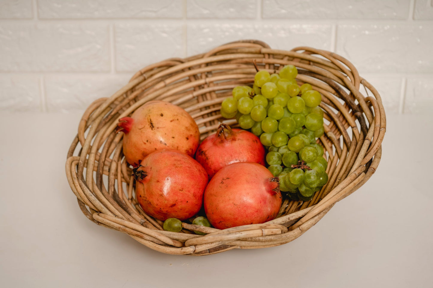 Corbeille à fruits tressée P