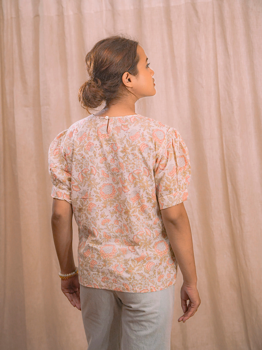 Whimsy | Hand Block Printed Top