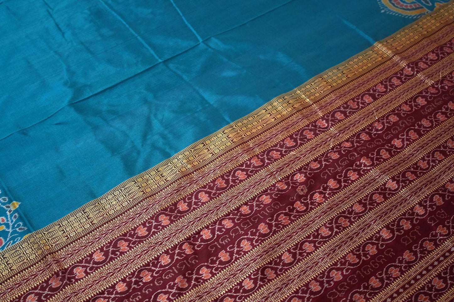 Sari en soie Gopini Raas Sambalpuri Master Weave