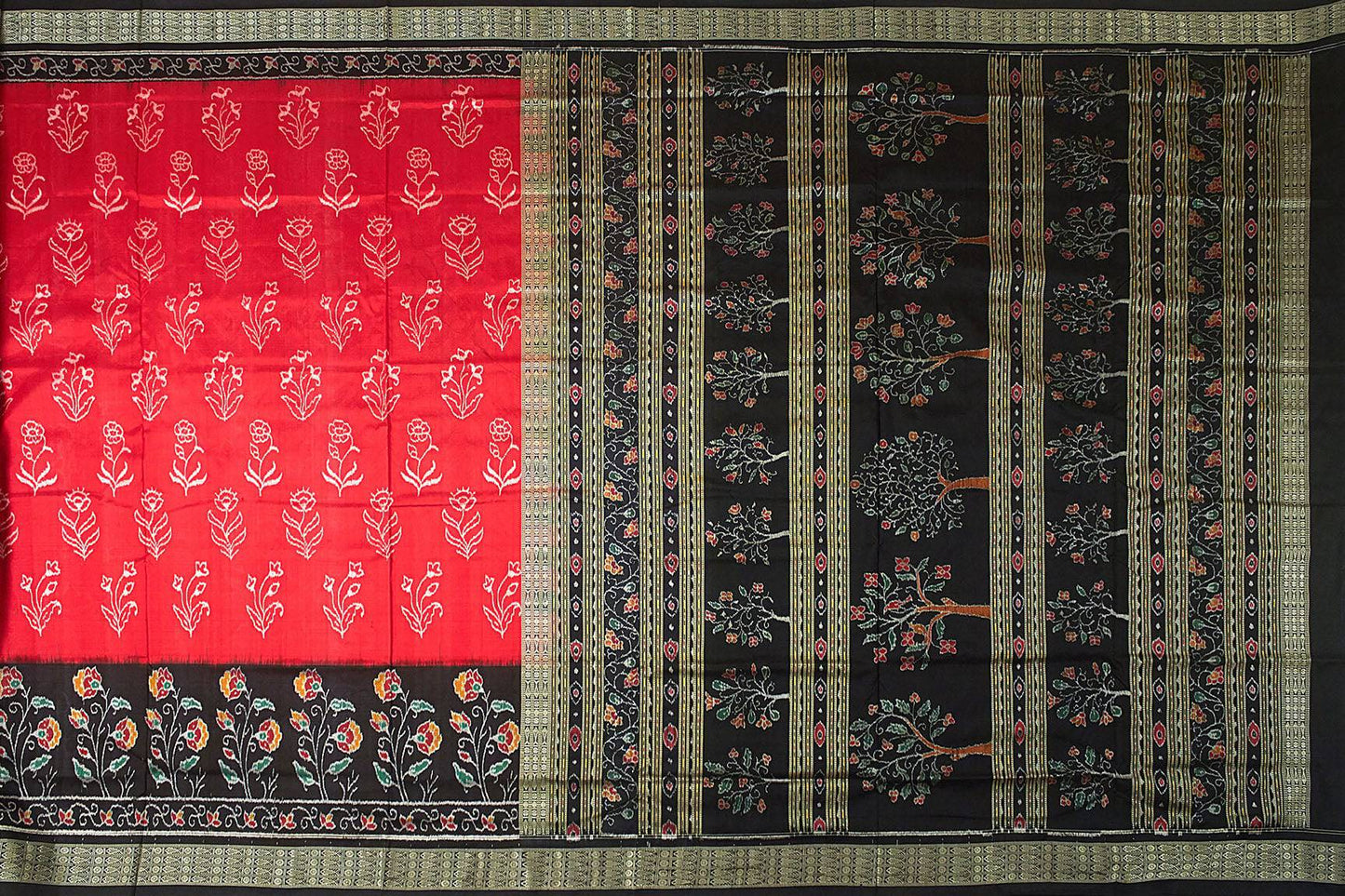 Master Weave Lalbagh Sambalpuri Ikat Silk Sari