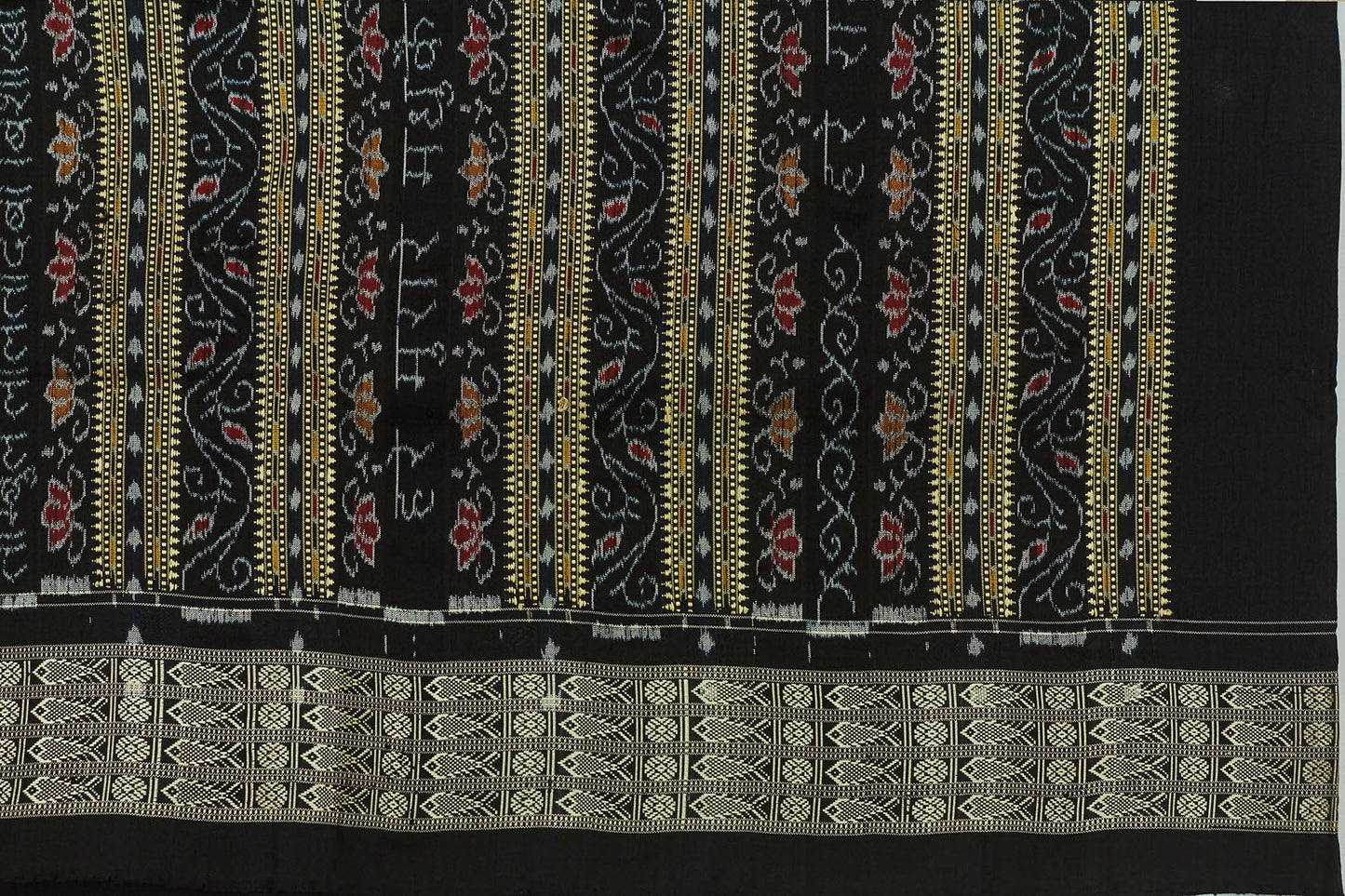 Sari en soie Raasleela Sambalpuri Ikat Master Weave
