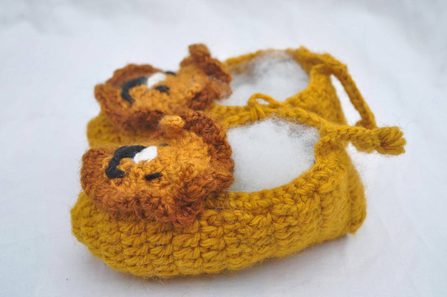 Hand Crocheted- Lion King Booties