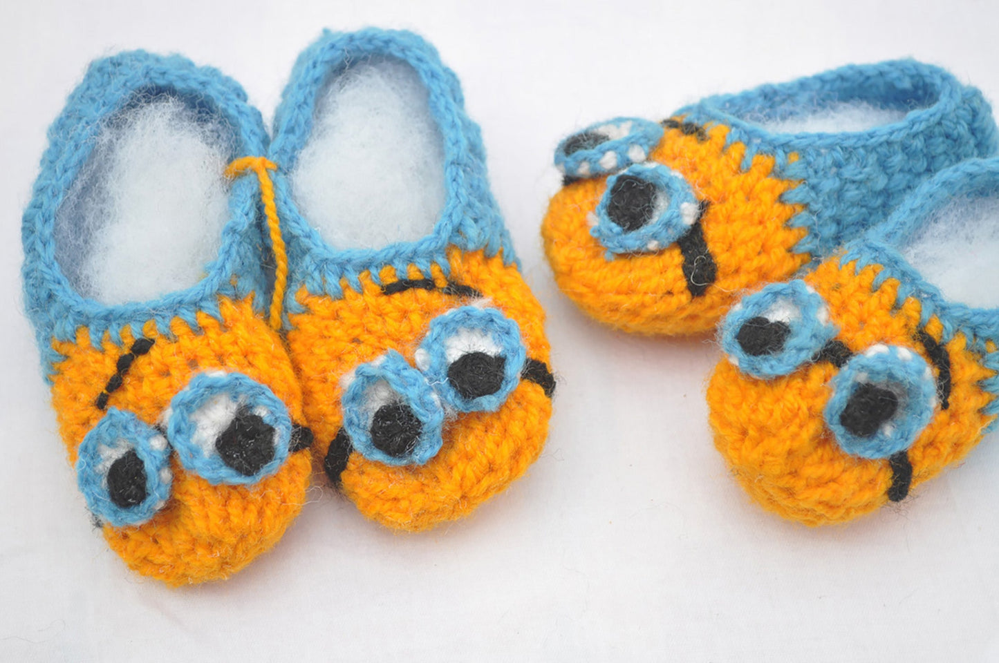 Hand Crocheted- Minion Booties