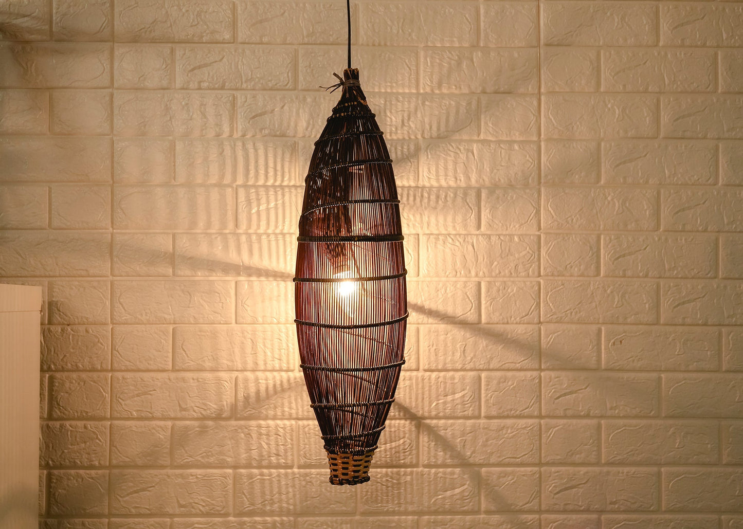 Woven Vertical Lamp Shade