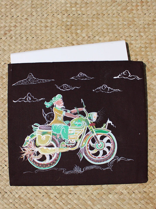 Bikers Patta Chitra Hand Painted Laptop Case S