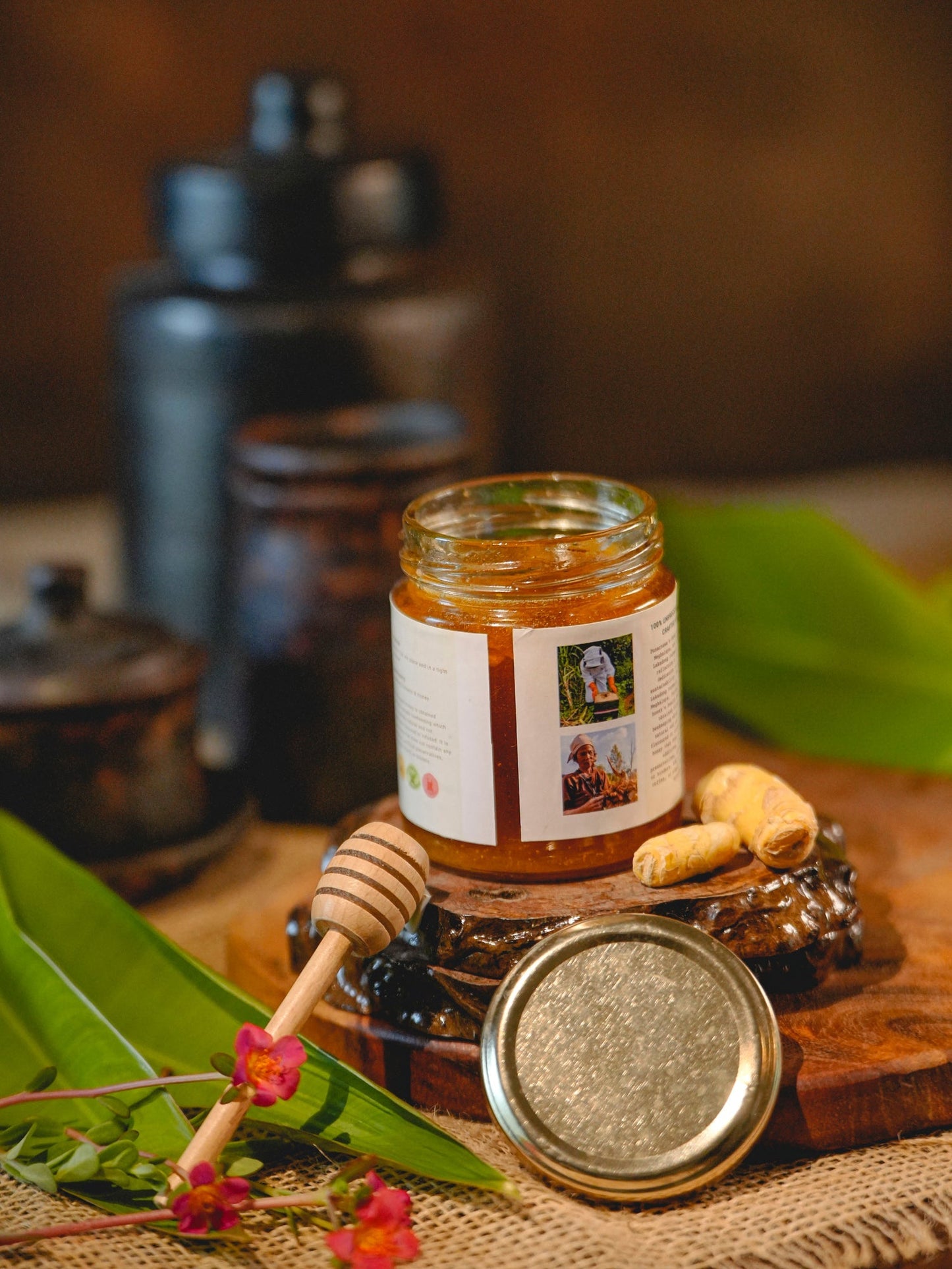 Lakadong Turmeric infused Honey |  लकडोंग हल्दी शहद