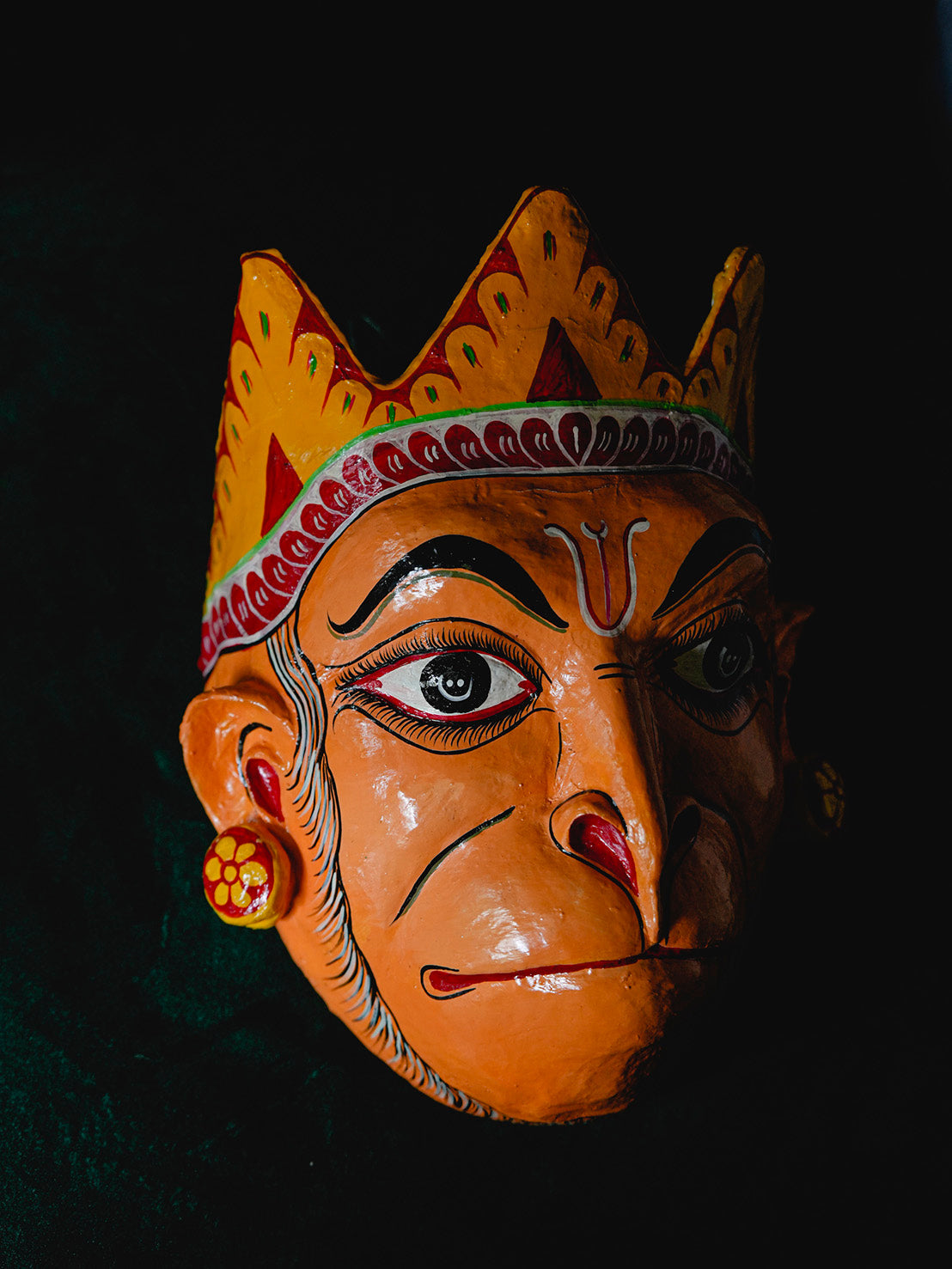 Masque mural Hanuman Majuli