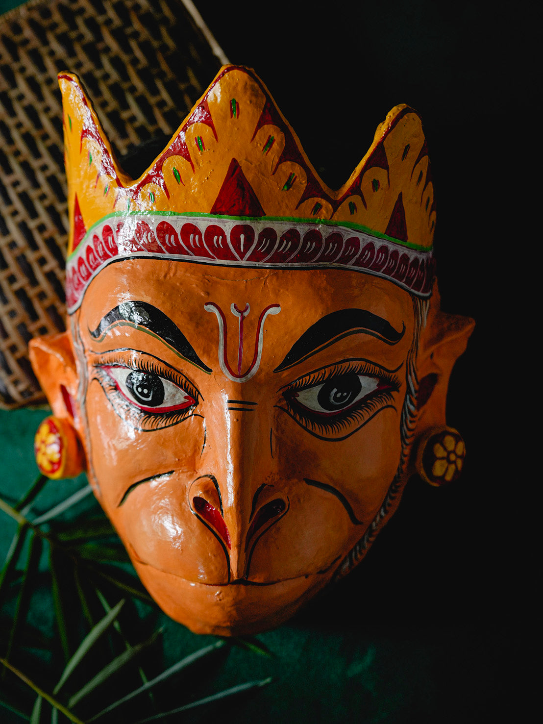 Masque mural Hanuman Majuli