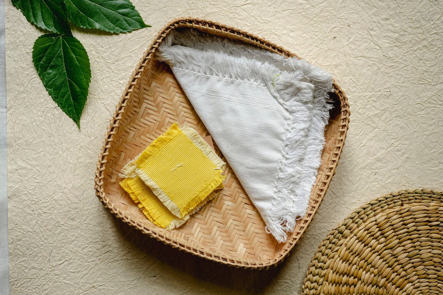 Bamboo Serving Square Trays
