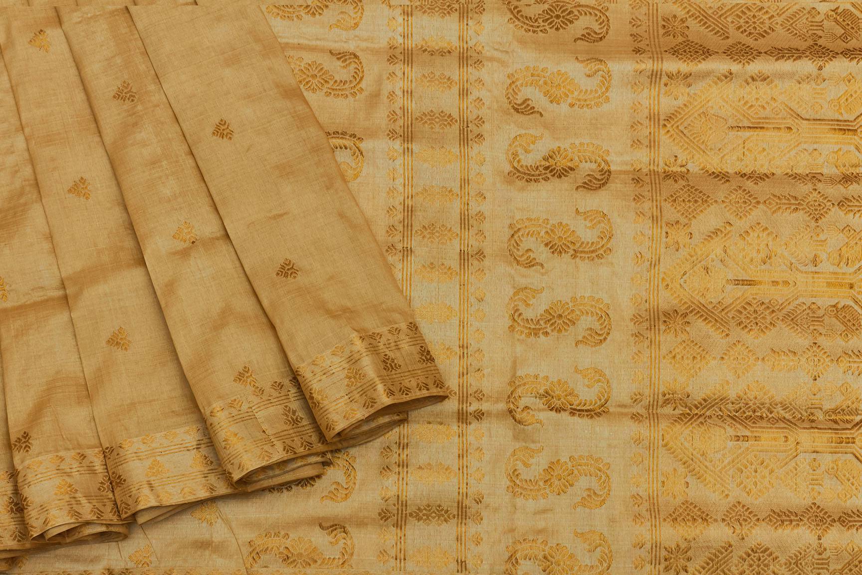 Buy Handloom Classic Traditional Design Muga Silk Saree From Assam , India  Online in India - Etsy