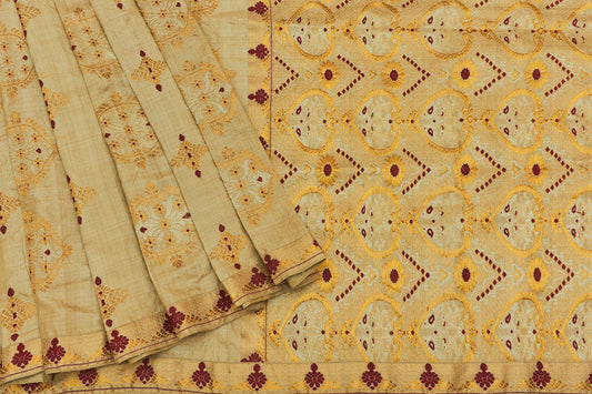 The Kham Assam Muga Handloom Silk Sari