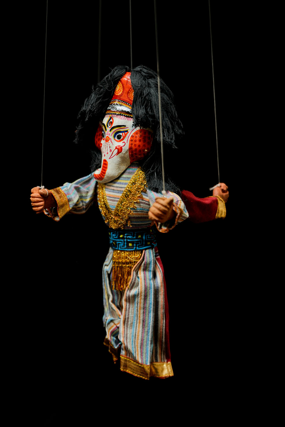 Traditional Ganesh and Kumari Puppet| पुतली