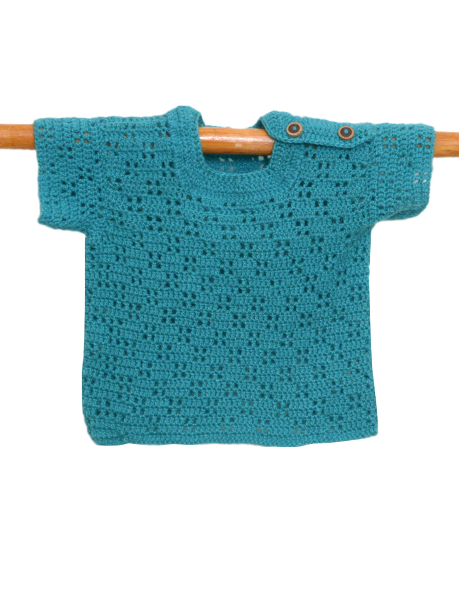 Hand Knitted Baby Woollen Tshirt